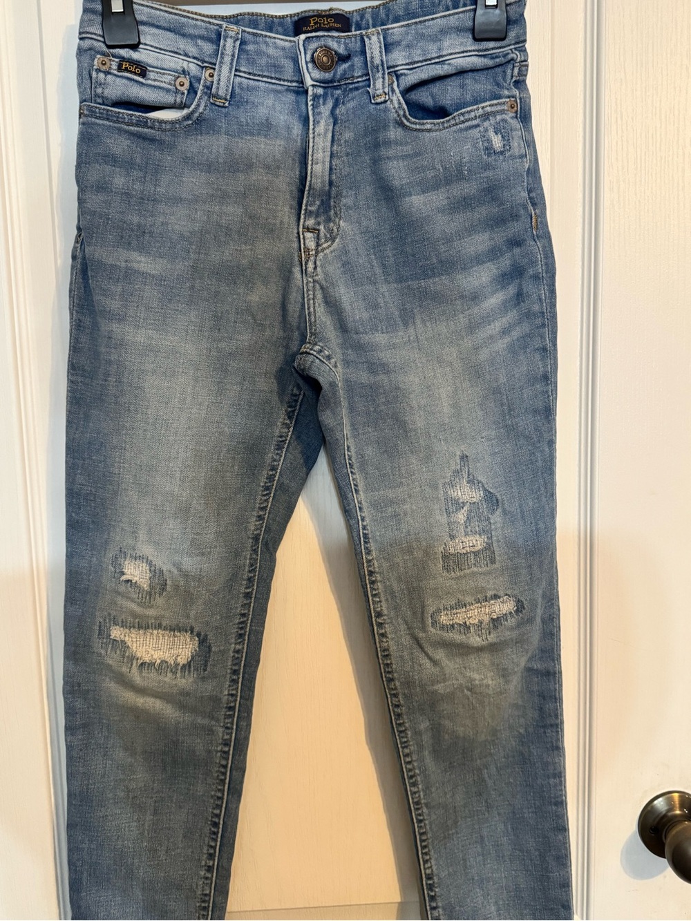 Polo by Ralph Lauren Light Blue Distressed Boys Jeans